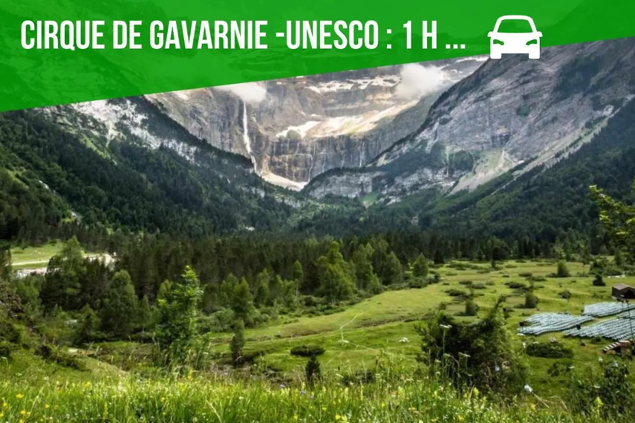 Appartement LOC TROTTEUR LE CACAO - Balnéo, Gare Lourdes France